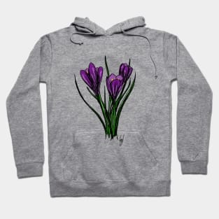 Spring Crocus Hoodie